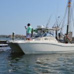 Private fishing charter in the Destin Harbor