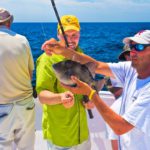 Triggerfish caught on a Destin semi-private fishing charter
