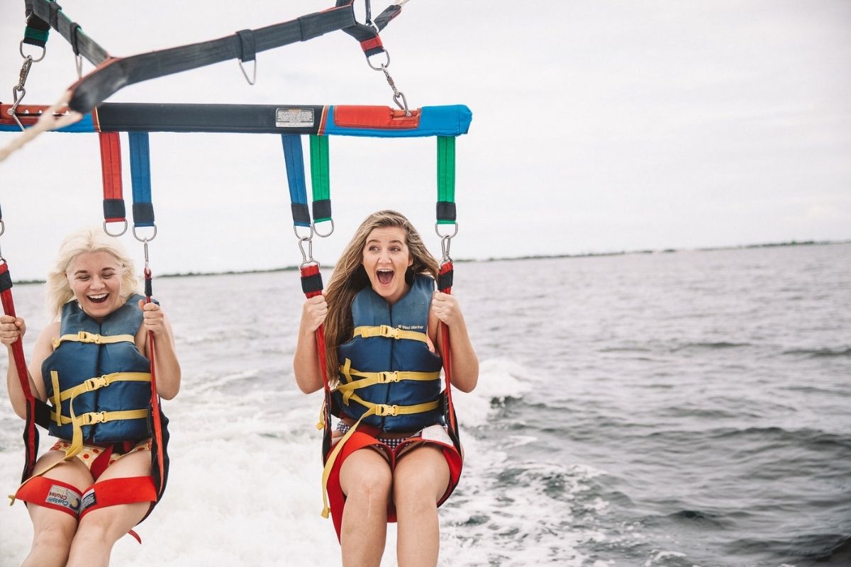 family fun parasailing in Destin-FWB