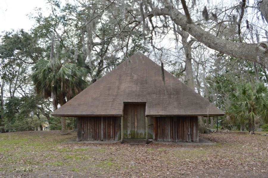 Indian Temple Mound and Museum in downtown FWB